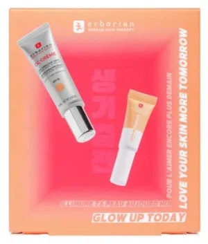 Erborian CC Cremă cu Centella SPF30 Auriu 15 ml + Super BB Concealer SPF25 Auriu 3 ml