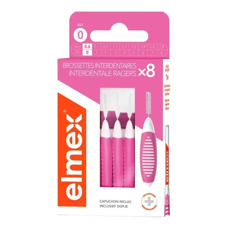 ELMEX 8 PERIUȚE INTERDENTARE ISO 0 0,6 MM — preț și oferte