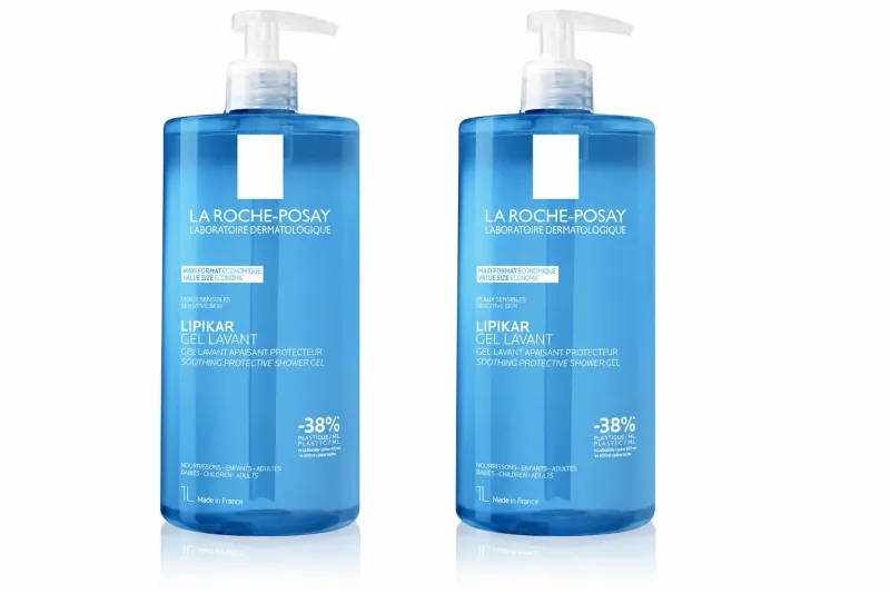 Lipikar Gel de curățare, 2x1L, pentru piele sensibilă, La Roche-Posay — preț și oferte