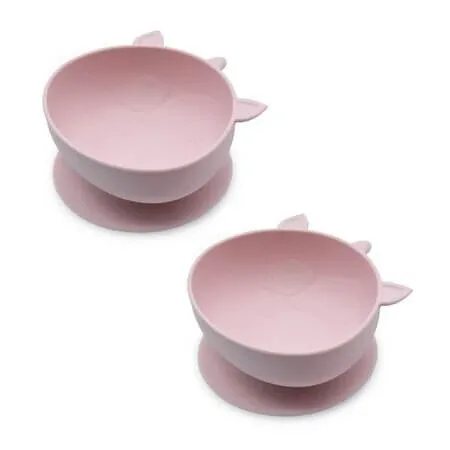 Set 2 castronele din silicon cu ventuza, Unicorn, 2 bucati, Melii — preț și oferte
