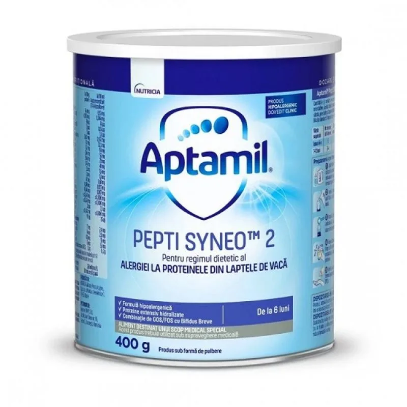 Lapte Praf Aptamil Pepti Syneo 2, Milupa | 400g NUTRICIA — preț și oferte
