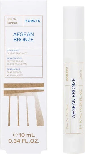 KORRES Aegean Bronze Eau De Pafum Parfum de chihlimbar cu note de bergamotă, Fresian, parfum și nisip 10ml — preț și oferte