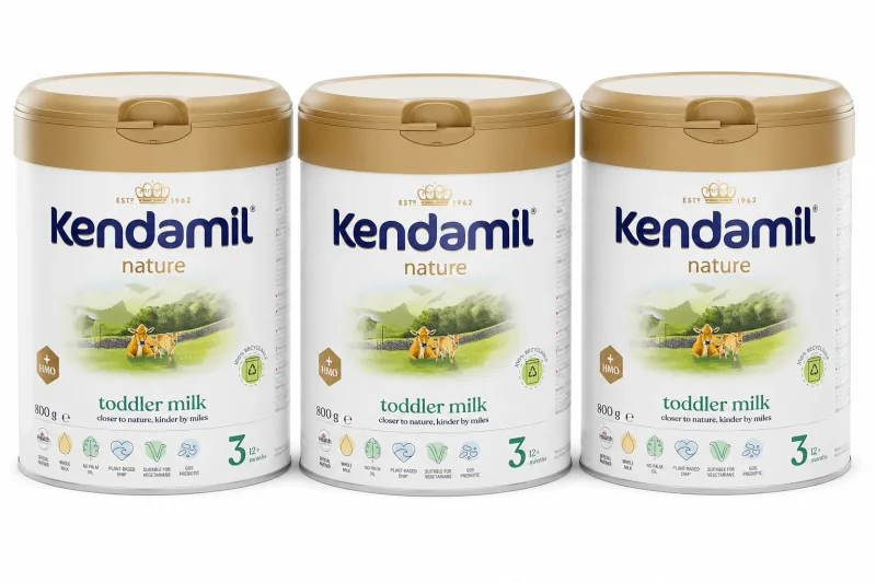 Kendamil Nature 3 HMO+ lapte pentru copii, peste 12 luni, 3x800 g, Kendal Nutricare — preț și oferte