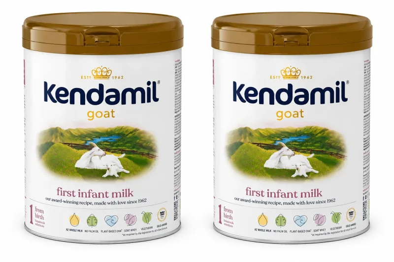 Lapte pentru sugari pe bază de lapte de capră Kendamil Goat 1, de la naștere, 2x800 g, Kendal Nutricare Ltd. — preț și oferte