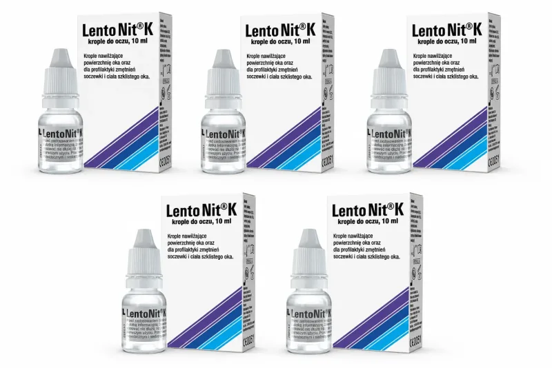 LentoNit K, picături pentru ochi, 5x10 ml Optima — preț și oferte