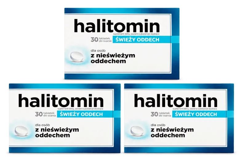 Halitomin, 3x30 de pastile, Aflofarm — preț și oferte