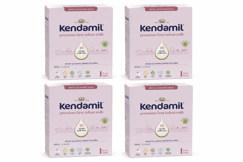 Kendamil Premium 1 DHA+, lapte pentru sugari, de la naștere, 4x600 g — preț și oferte