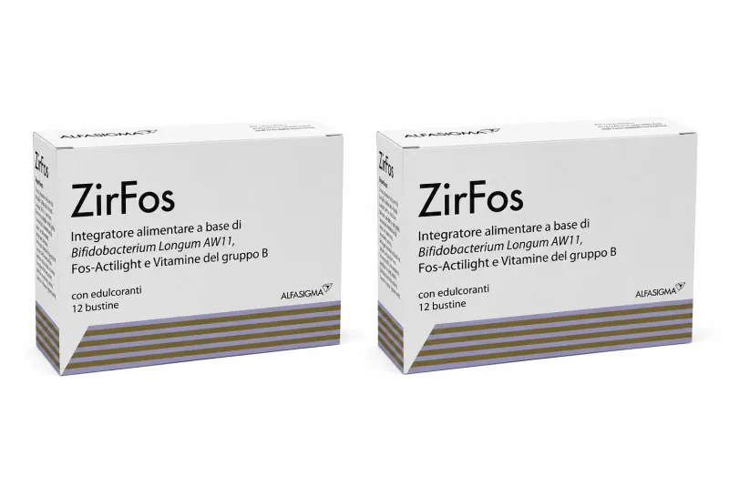 Zirfos cu gust de caramel, 2x12 pliculețe, Alfasigma — preț și oferte