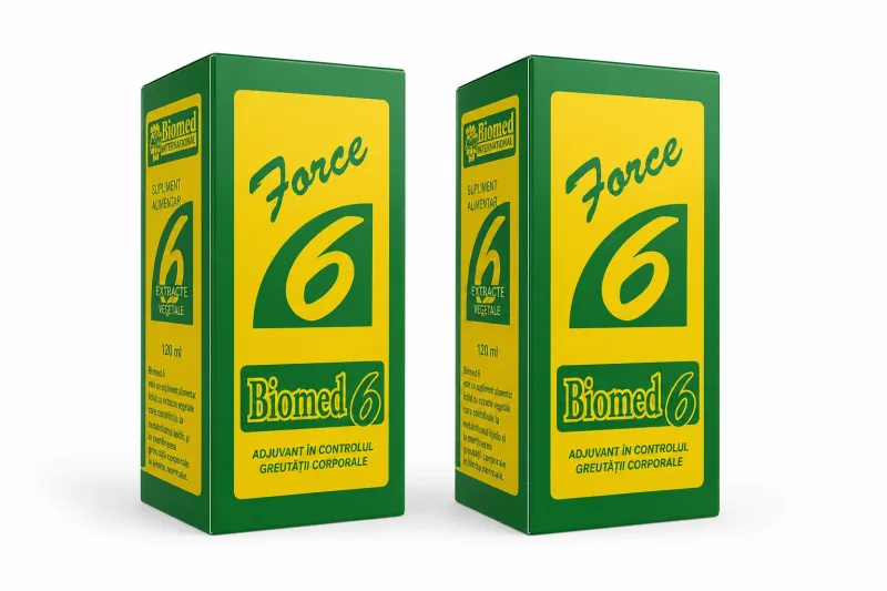 Preparat pentru creșterea în greutate Biomed 6, 2x100 ml, Biomed International — preț și oferte