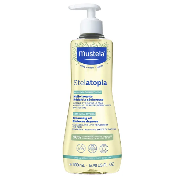 Stelatopia Ulei de curatare par si corp, Mustela | 500 ml — preț și oferte
