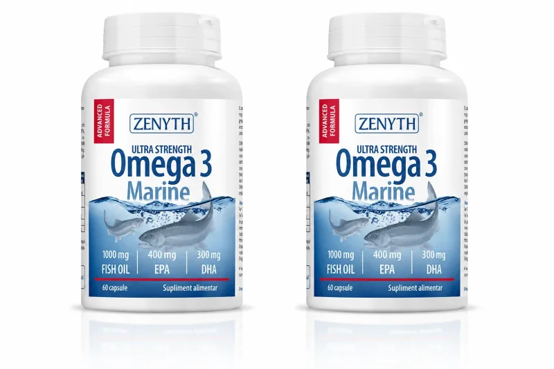 Omega 3 Marine, 2x60 capsule, Zenyth — preț și oferte