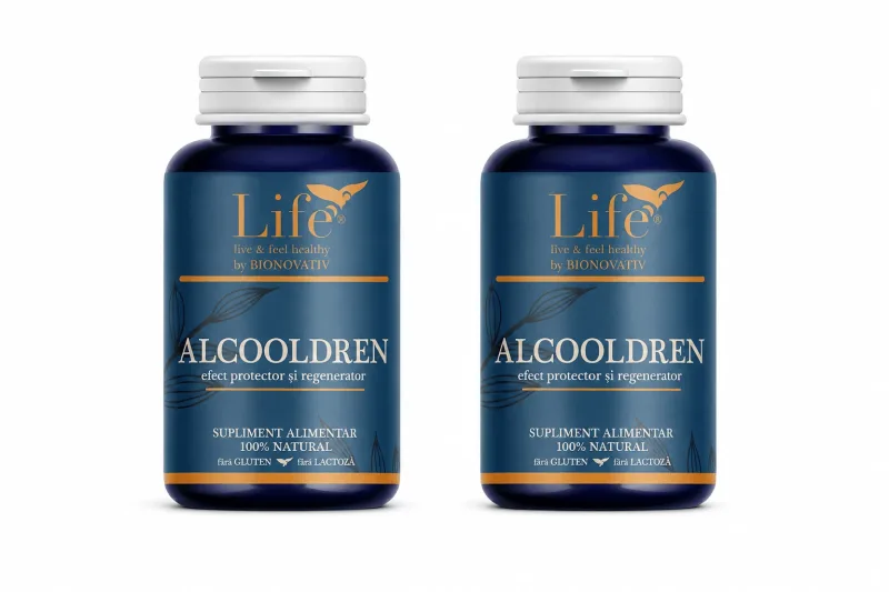 Supliment pentru pofta de alcool Alcoholdren, 2x120 capsule, Bionovativ — preț și oferte