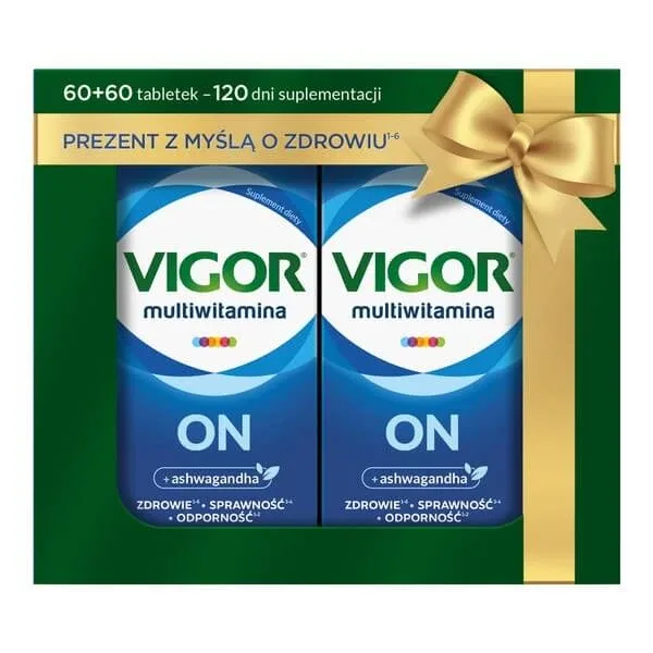 Set de 2x Vigor Multivitamine ON, tablete, 60 buc. — preț și oferte