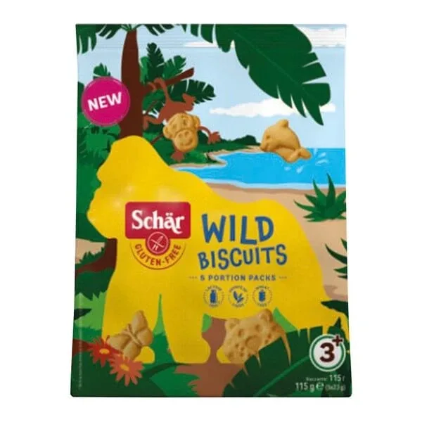 Schar Wild Biscuits, biscuiți pentru animale fără gluten, 115 g — preț și oferte