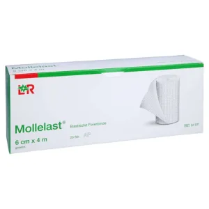 Bandaje Mollelast 6 cmx4 m alb 20 buc