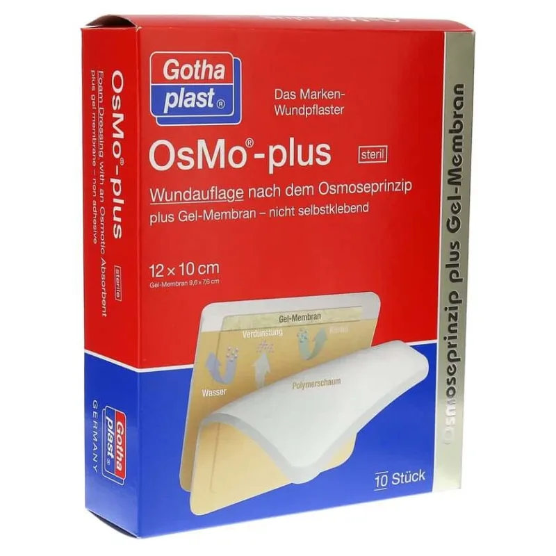 OSMO PLUS Pansament pentru plăgi 10x12 cm steril 10 buc. — preț și oferte