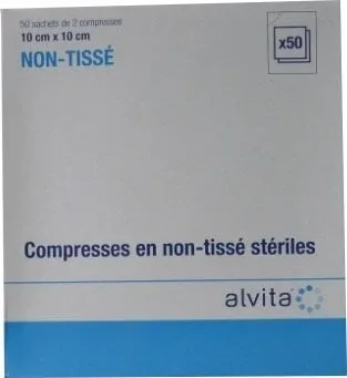 COMPRESE DE GAZĂ STERILE NEȚESUTE 10x10 cm, 50 de pungi — preț și oferte
