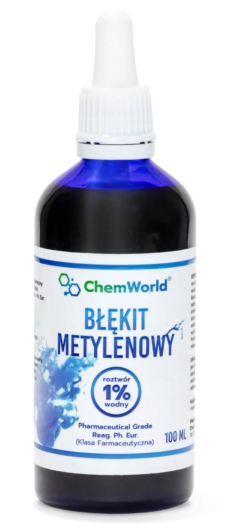Albastru de metilen 1% , (Ph. Eur.), 100 ml, Chemworld — preț și oferte