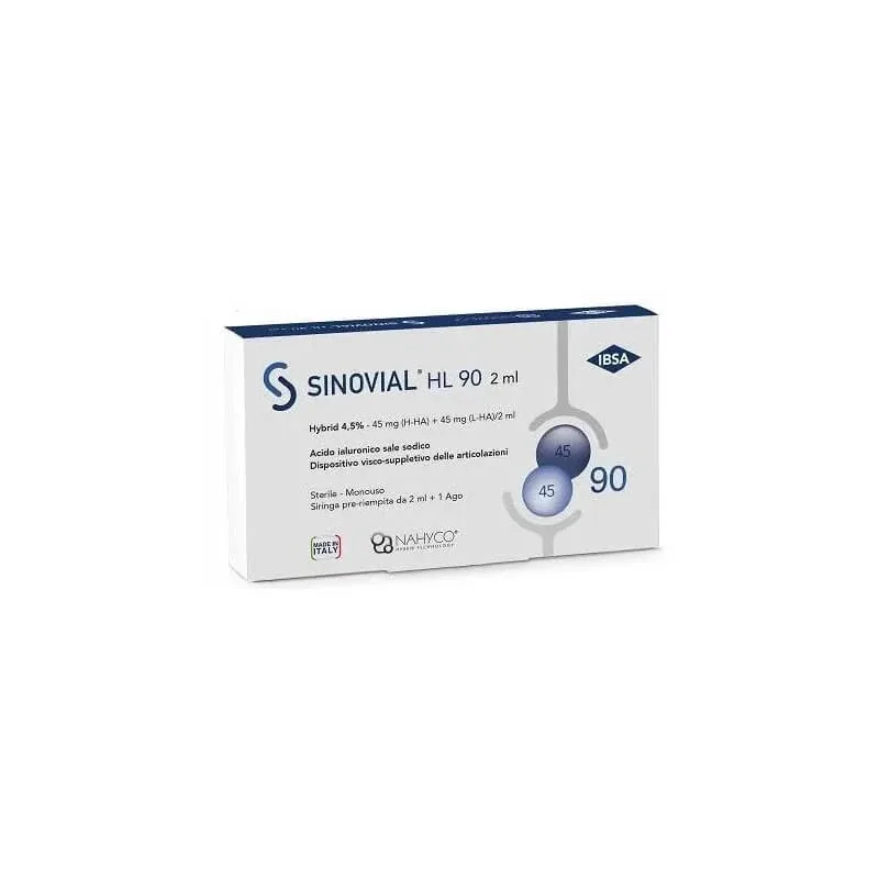 Sinovial HL 90 intraarticular cu acid hialuronic – seringă preumplută de 2 ml — preț și oferte