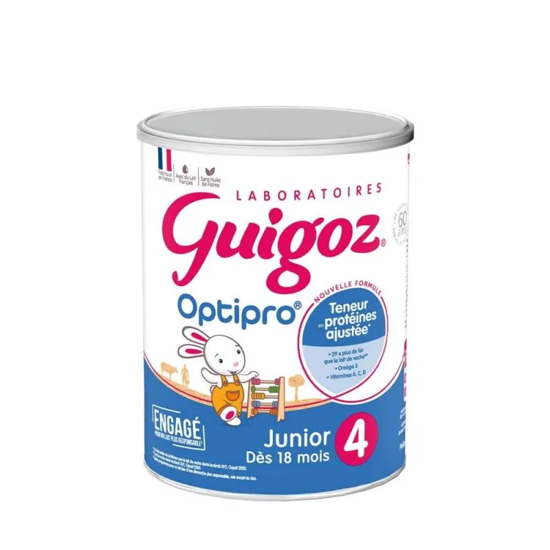 Guigoz Optipro Crescita 4 Lapte praf Junior de la 18 luni 900g — preț și oferte