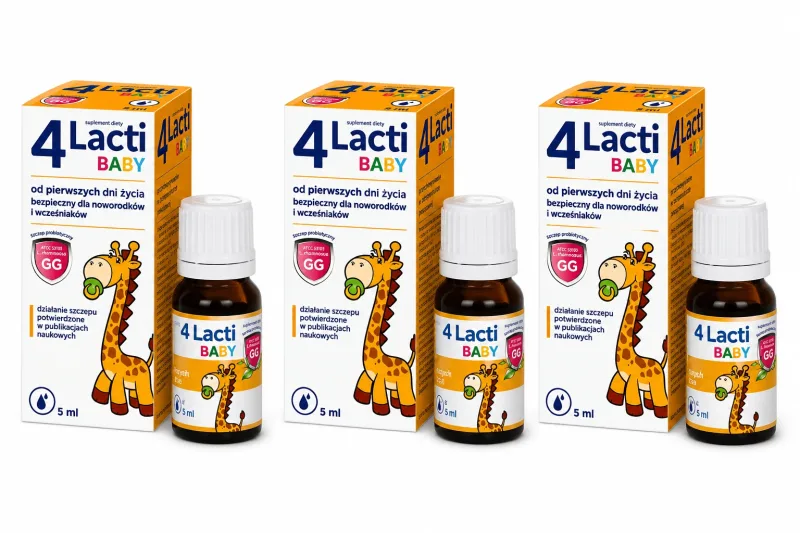4 Lacti Baby din primele zile de viață, picături, 3x5 ml — preț și oferte