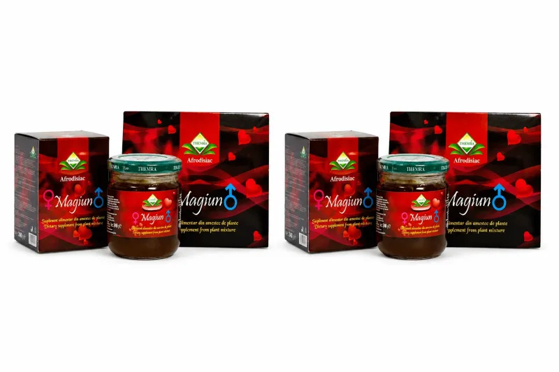 2 Pachete Magiun afrodisiac 240 g +  Magiun afrodisiac natural 12 plicuri, Themra — preț și oferte