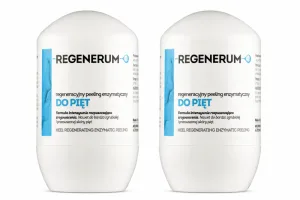 Regenerum, exfoliant enzimatic regenerativ pentru călcâie, 2x50 ml