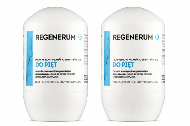 Regenerum, exfoliant enzimatic regenerativ pentru călcâie, 2x50 ml — preț și oferte