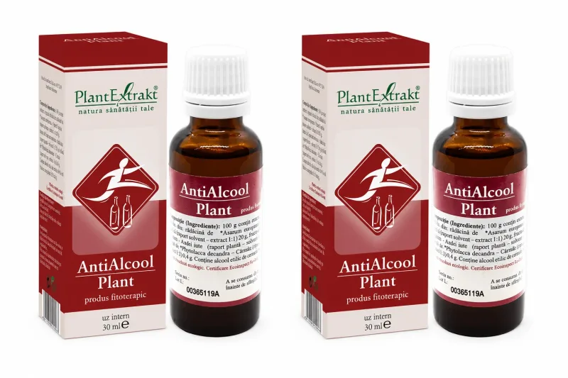AntiAlcool Plant, 2x30 ml, Plant Extrakt — preț și oferte