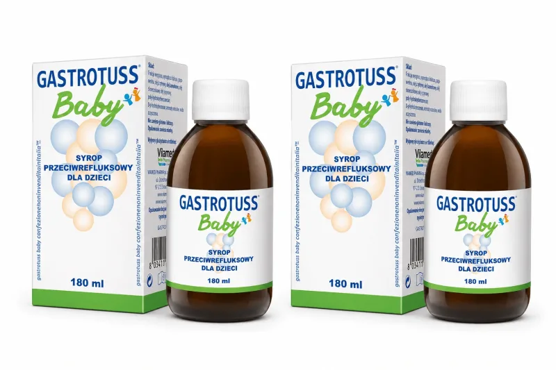 Sirop pediatric anti-reflux Gastrotuss Baby, 2x180 ml, Gastrotuss  Dmg — preț și oferte