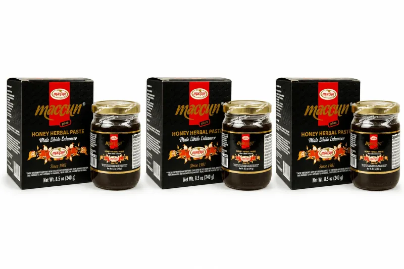 Pastă de miere pentru potență Afrodisiac Herbal, 3x240 g, Maccun — preț și oferte