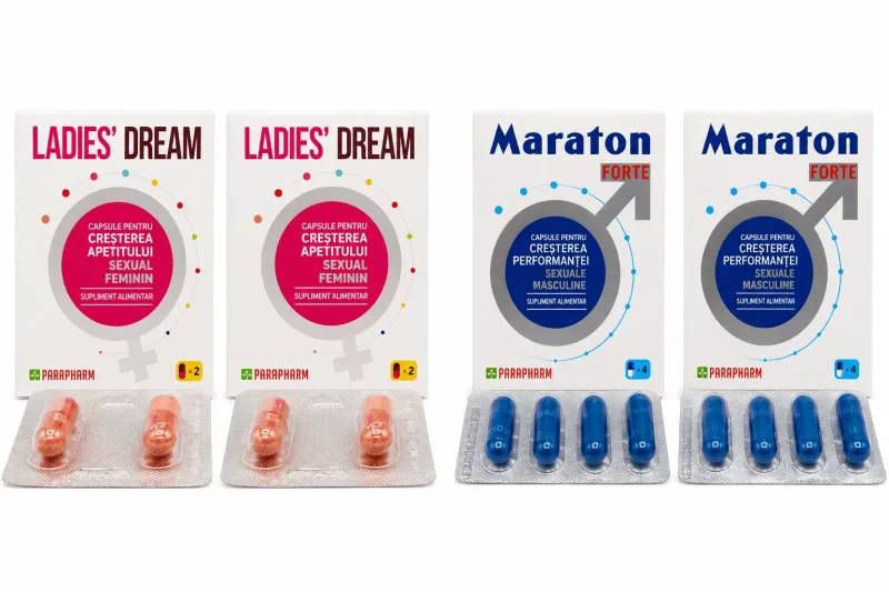 Maraton Forte x 8 cps + Ladies Dream x 4 cps Parapharm — preț și oferte