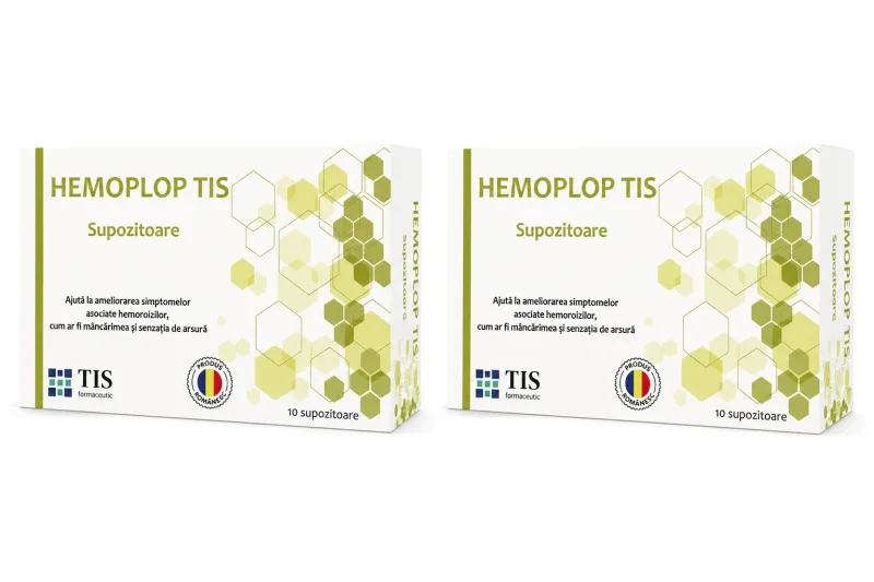 Supozitoare cu propolis Hemoplop Tis, 2x10 bucăți, Tis Farmaceutic — preț și oferte