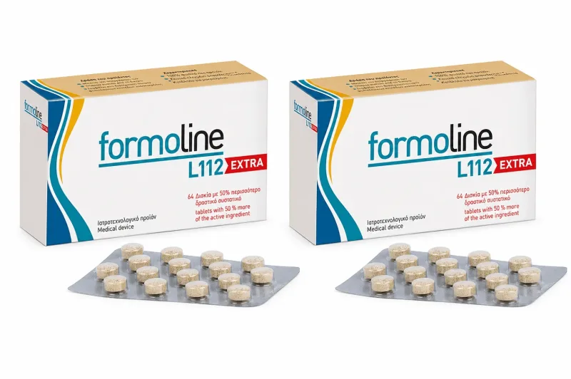 Formoline L112 Extra, supliment pentru scădere în greutate, 2x64 comprimate, Certmedica International — preț și oferte
