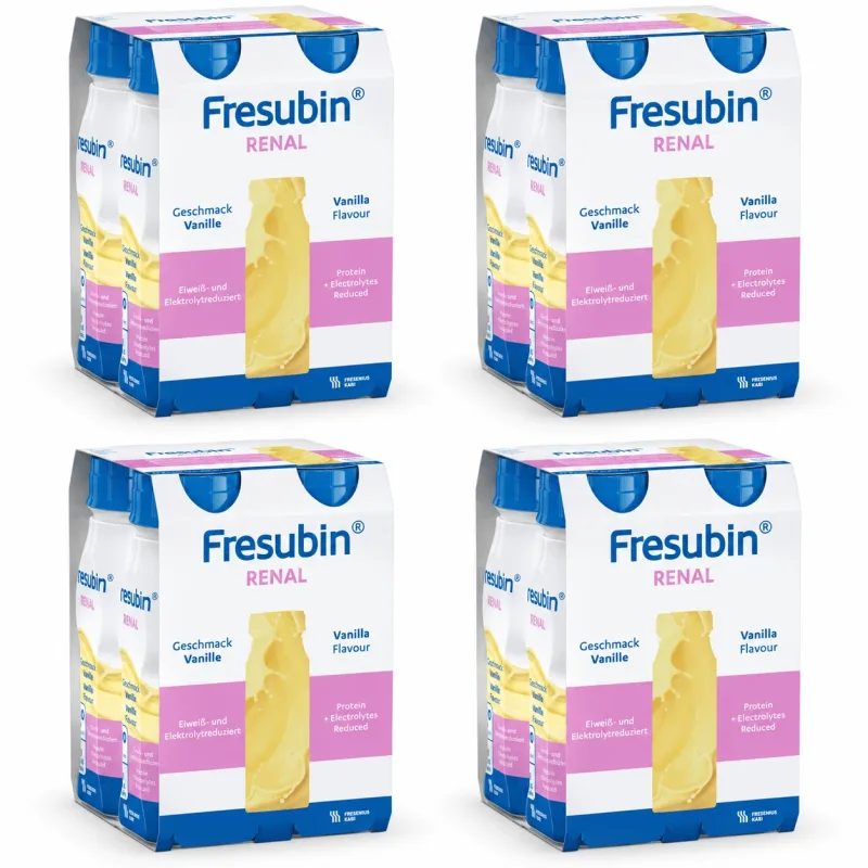 Fresubin Renal, 16 x 200 ml - băutură nutritivă cu aromă de vanilie, Fresenius Kabi — preț și oferte