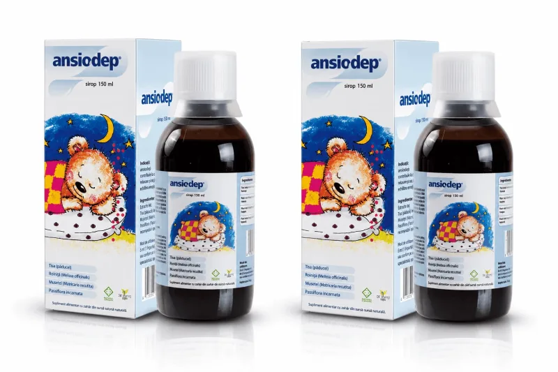 Sirop pentru copii Ansiodep, 2x150 ml, Dr. Phyto — preț și oferte