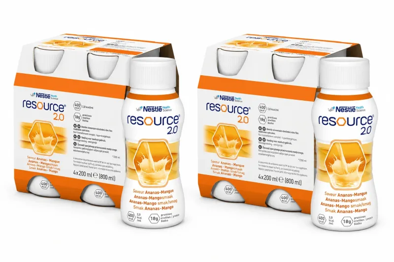 Resource 2.0, preparat nutritiv, aromă de ananas-mango, 8x200 ml NESTLE — preț și oferte