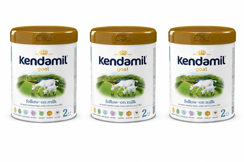 Kendamil Goat 2 formulă de continuare cu lapte de capră, după 6 luni, 3x800 g, Kendal Nutricare — preț și oferte