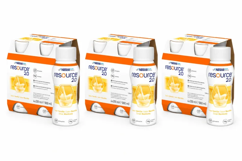 Resource 2.0 preparat nutrițional, aromă de vanilie, 12x200 ml, Nestlé — preț și oferte