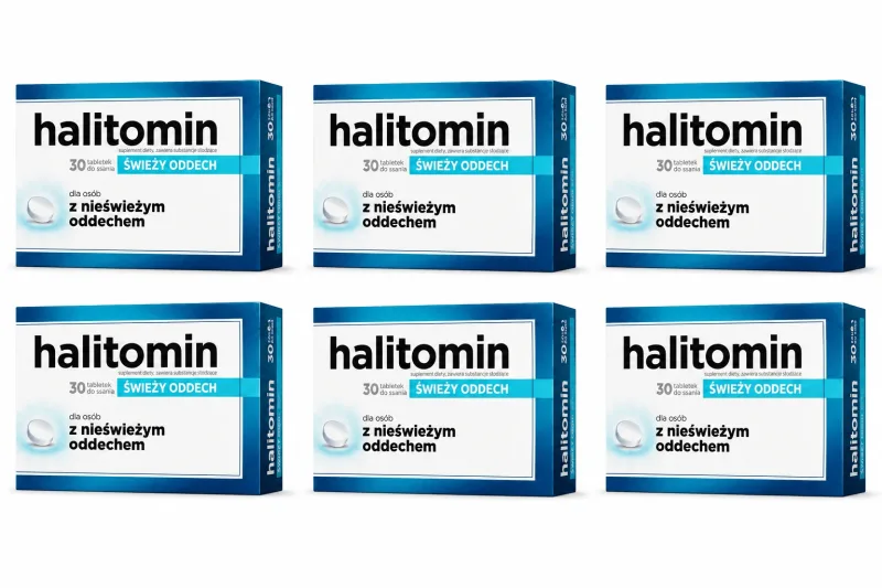 Halitomin, 6x30 de pastile, Aflofarm — preț și oferte