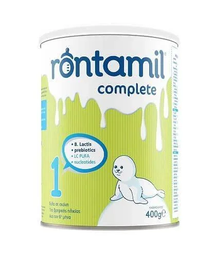 Rontamil 1 | Lapte praf pentru nou-născuți (prima etapă a vârstei de sugar) | 400 g — preț și oferte