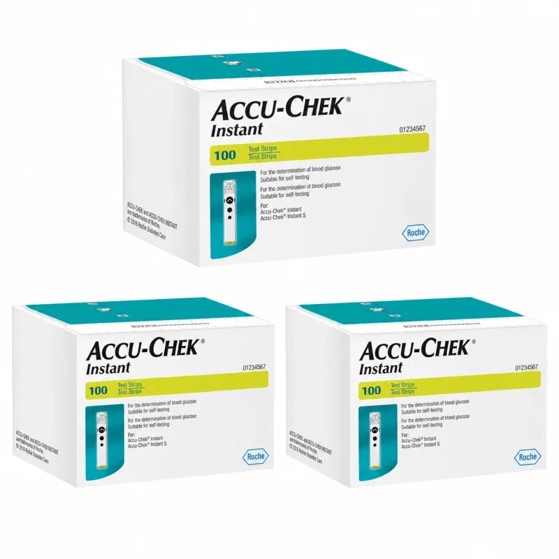 Benzi de testare Accu-Chek Instant, 3x100 unități, Roche — preț și oferte
