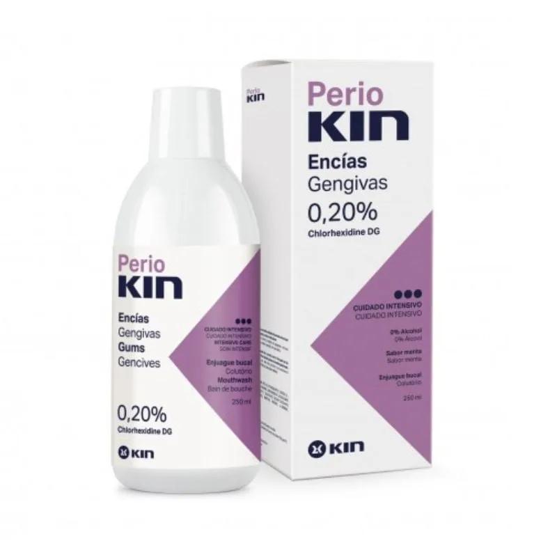 Apa de gura Periokin, 0,20% Chlorhexidina + 0,1% CPC, 250 ml, Kin — preț și oferte