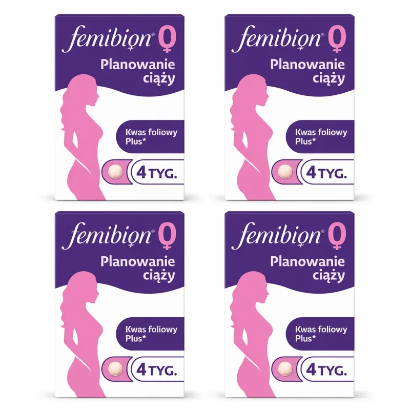 Femibion ​​​​0 Planificarea sarcinii, Acid folic Plus, 4x28 de comprimate, Procter & Gamble — preț și oferte