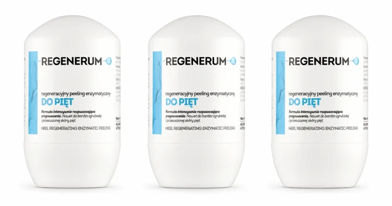 Regenerum, exfoliant enzimatic regenerativ pentru călcâie, 3x50 ml — preț și oferte