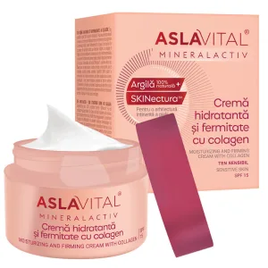 Crema hidratanta si de fermitate cu colagen Aslavital MineralActiv, Farmec | 50 ml 