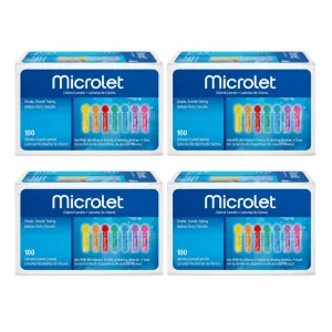 Ascensia Microlet Ace pentru măsurarea glicemiei, 4x100 buc.
