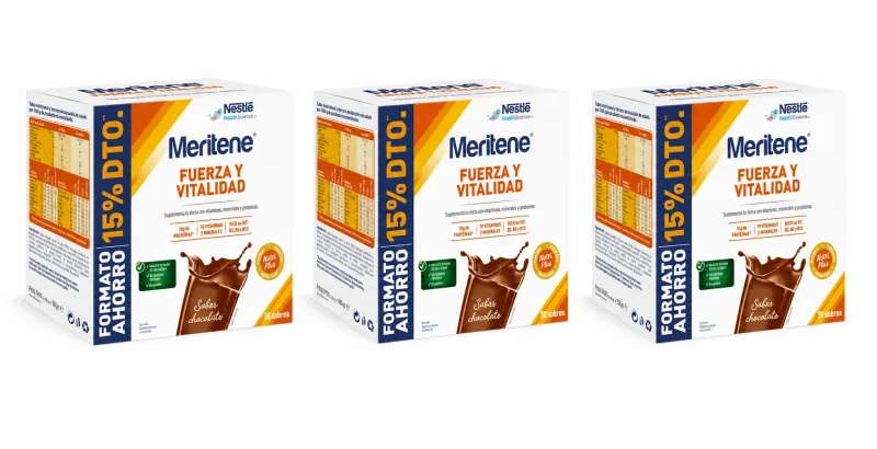 Meritene Putere și Vitalitate Ciocolată 3x30 pliculețe — preț și oferte