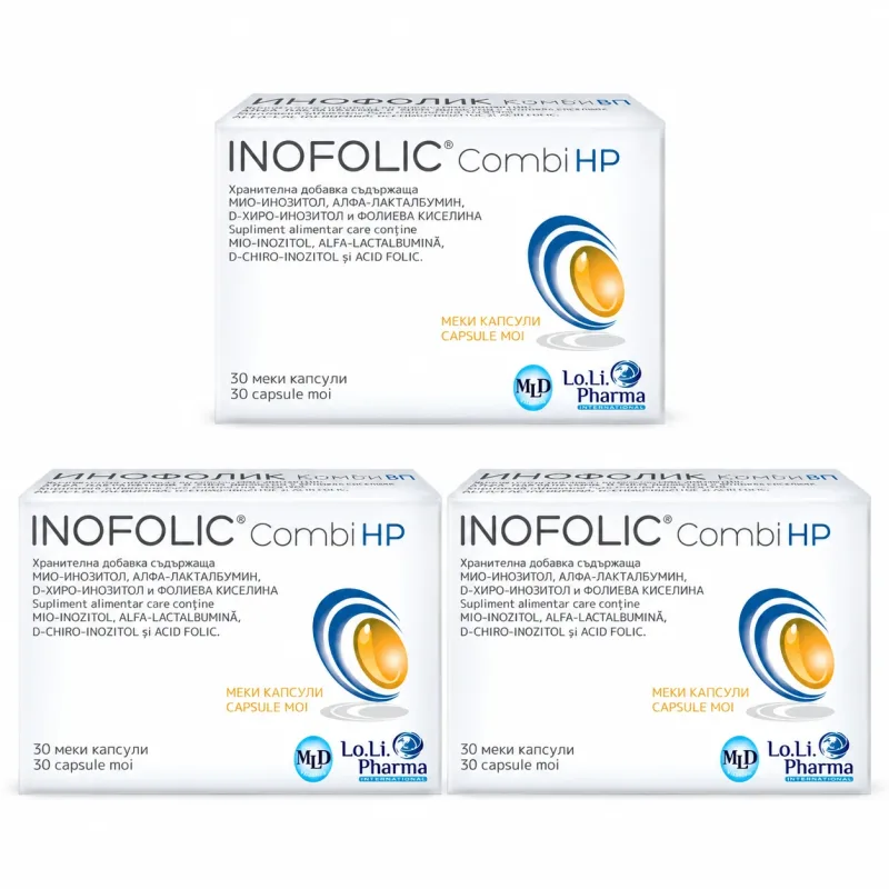 Inofolic Combi HP, 3x30 capsule moi, Lo Li Pharma — preț și oferte