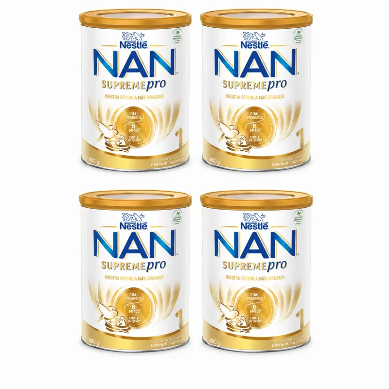 Lapte praf Nan Supreme Pro 1, 4x800 g, Nestlé — preț și oferte
